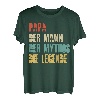 Herren Papa Mythos Legende Vater Vatertag Spruch Lustig Geschenk T-Shirt