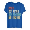 Herren Papa Mythos Legende Vater Vatertag Spruch Lustig Geschenk T-Shirt