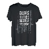 Guns Titties Beer & Freedom - Lustiges Trinken für Herren - auf der Rückseite T-Shirt