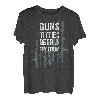 Guns Titties Beer & Freedom - Lustiges Trinken für Herren - auf der Rückseite T-Shirt