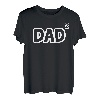 Herren Dad Hoch 2 - Zweifacher Papa Zwillinge Papa mit Zwei Kinder T-Shirt