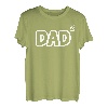 Herren Dad Hoch 2 - Zweifacher Papa Zwillinge Papa mit Zwei Kinder T-Shirt