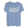 Herren Dad Hoch 2 - Zweifacher Papa Zwillinge Papa mit Zwei Kinder T-Shirt