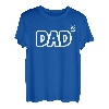 Herren Dad Hoch 2 - Zweifacher Papa Zwillinge Papa mit Zwei Kinder T-Shirt