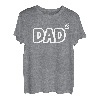 Herren Dad Hoch 2 - Zweifacher Papa Zwillinge Papa mit Zwei Kinder T-Shirt
