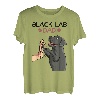Herren Schwarzer Labrador Retriever Black Lab Dad Labbi Hunde T-Shirt