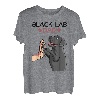 Herren Schwarzer Labrador Retriever Black Lab Dad Labbi Hunde T-Shirt