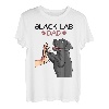 Herren Schwarzer Labrador Retriever Black Lab Dad Labbi Hunde T-Shirt