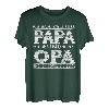 Herren Ich habe zwei Titel Papa und Opa Shirts T-Shirt