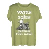 Vater und Sohn Freunde fürs Leben Papa Motocross Dirt Bike T-Shirt