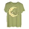 Dia de Los Muertos Katze Mond Zuckerschädel Gothic T-Shirt