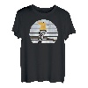 Wiedehopf im Schnee Vogel Vogelfreund Biologe Ornithologe T-Shirt