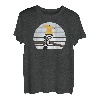 Wiedehopf im Schnee Vogel Vogelfreund Biologe Ornithologe T-Shirt