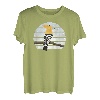 Wiedehopf im Schnee Vogel Vogelfreund Biologe Ornithologe T-Shirt