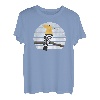 Wiedehopf im Schnee Vogel Vogelfreund Biologe Ornithologe T-Shirt