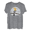 Wiedehopf im Schnee Vogel Vogelfreund Biologe Ornithologe T-Shirt