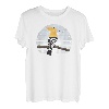 Wiedehopf im Schnee Vogel Vogelfreund Biologe Ornithologe T-Shirt