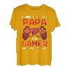Herren Lustiges Gamer Zocker Videospiele Für Papa Vater T-Shirt