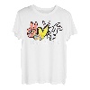 Peace Love Osterhase Niedlicher Hase Frühling Männer Frauen Kinder T-Shirt