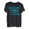 Brady The Man The Myth The Legend Personalisierte Jungen T-Shirt
