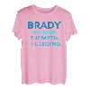 Brady The Man The Myth The Legend Personalisierte Jungen T-Shirt