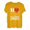 I Heart Hot Dads Red Heart Love DILFs Summer T-Shirt