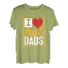 I Heart Hot Dads Red Heart Love DILFs Summer T-Shirt