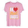 I Heart Hot Dads Red Heart Love DILFs Summer T-Shirt