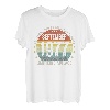 September 1977 Vintage 45 Geburtstag Geschenke Männer Frauen T-Shirt