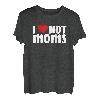 I Love Hot Moms Lustiges rotes Herz Love Mom Milfs T-Shirt