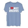 I Love Hot Moms Lustiges rotes Herz Love Mom Milfs T-Shirt