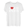 I Love Hot Moms Lustiges rotes Herz Love Mom Milfs T-Shirt