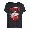 unterschätze niemals Papa Vater Chef Anti Vegan T-Shirt