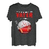 unterschätze niemals Papa Vater Chef Anti Vegan T-Shirt