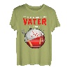 unterschätze niemals Papa Vater Chef Anti Vegan T-Shirt