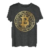 BitCoin Logo Icon Kryptowährung Bekleidung Crypto BTC T-Shirt