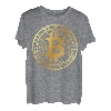 BitCoin Logo Icon Kryptowährung Bekleidung Crypto BTC T-Shirt