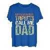 Herren Meine Lieblingsdrillinge nennen mich Papa T-Shirt