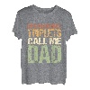 Herren Meine Lieblingsdrillinge nennen mich Papa T-Shirt