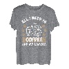 All I Need Is Coffee And My Camera Kamera Kaffee Fotografie T-Shirt