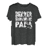 Herren Berner Sennenhund Papa Hundepapa Vater Herrchen Bernersennen T-Shirt