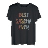 Herren Best Sascha Ever Retro Vintage Vornamen Geschenk T-Shirt
