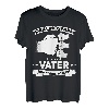 Herren Papa von Drillingen Vatertag Drillingsvater Drillingspapa T-Shirt