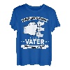 Herren Papa von Drillingen Vatertag Drillingsvater Drillingspapa T-Shirt
