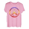 Fahrrad Tour Radsport Geschenk für Radfahrer Sonnenuntergang T-Shirt