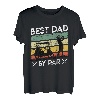Herren Golfer Papa Best Dad by Par Golfspieler Golf T-Shirt