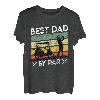 Herren Golfer Papa Best Dad by Par Golfspieler Golf T-Shirt