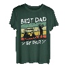 Herren Golfer Papa Best Dad by Par Golfspieler Golf T-Shirt