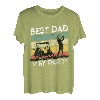 Herren Golfer Papa Best Dad by Par Golfspieler Golf T-Shirt