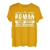 Roman Name Lustiger Spruch Shirt Vorname Geschenk